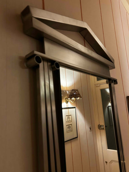 Scarpa Mirror, Brushed Chrome