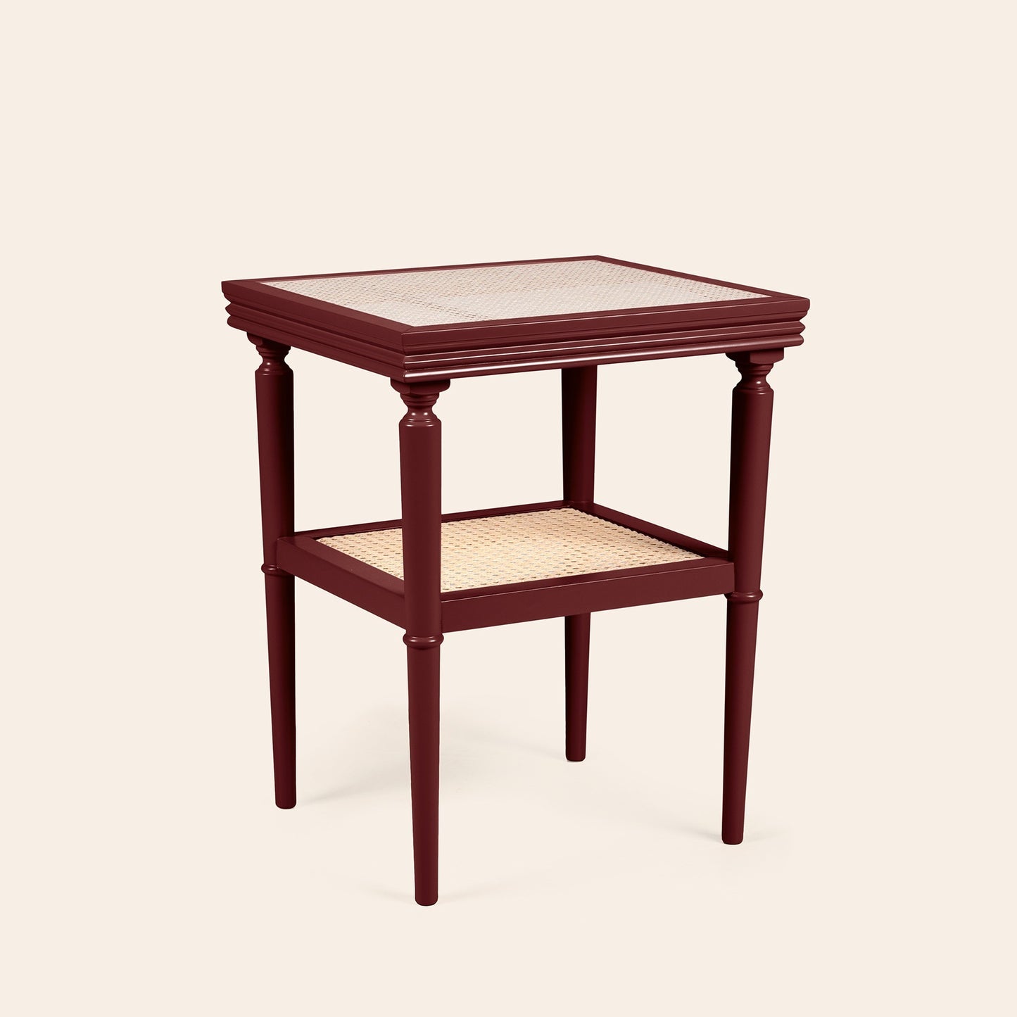 Ilaria Side Table, Pomegranate