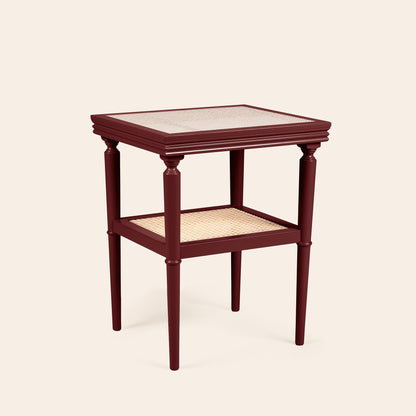 Ilaria Side Table, Pomegranate
