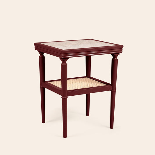Ilaria Side Table, Pomegranate