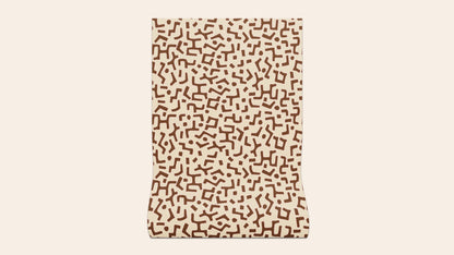 Raphia Wallpaper, Tobacco, Roll
