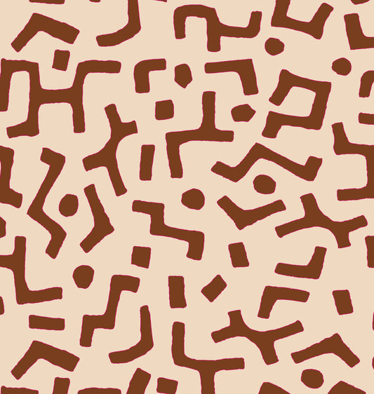 Raphia Wallpaper, Tobacco, Roll
