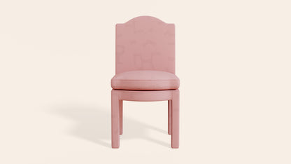 Pair of Leo Dining Chairs, Clay