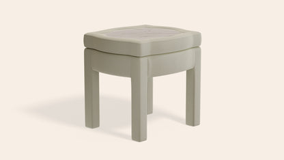 Piero Footstool, Nougat Boucle