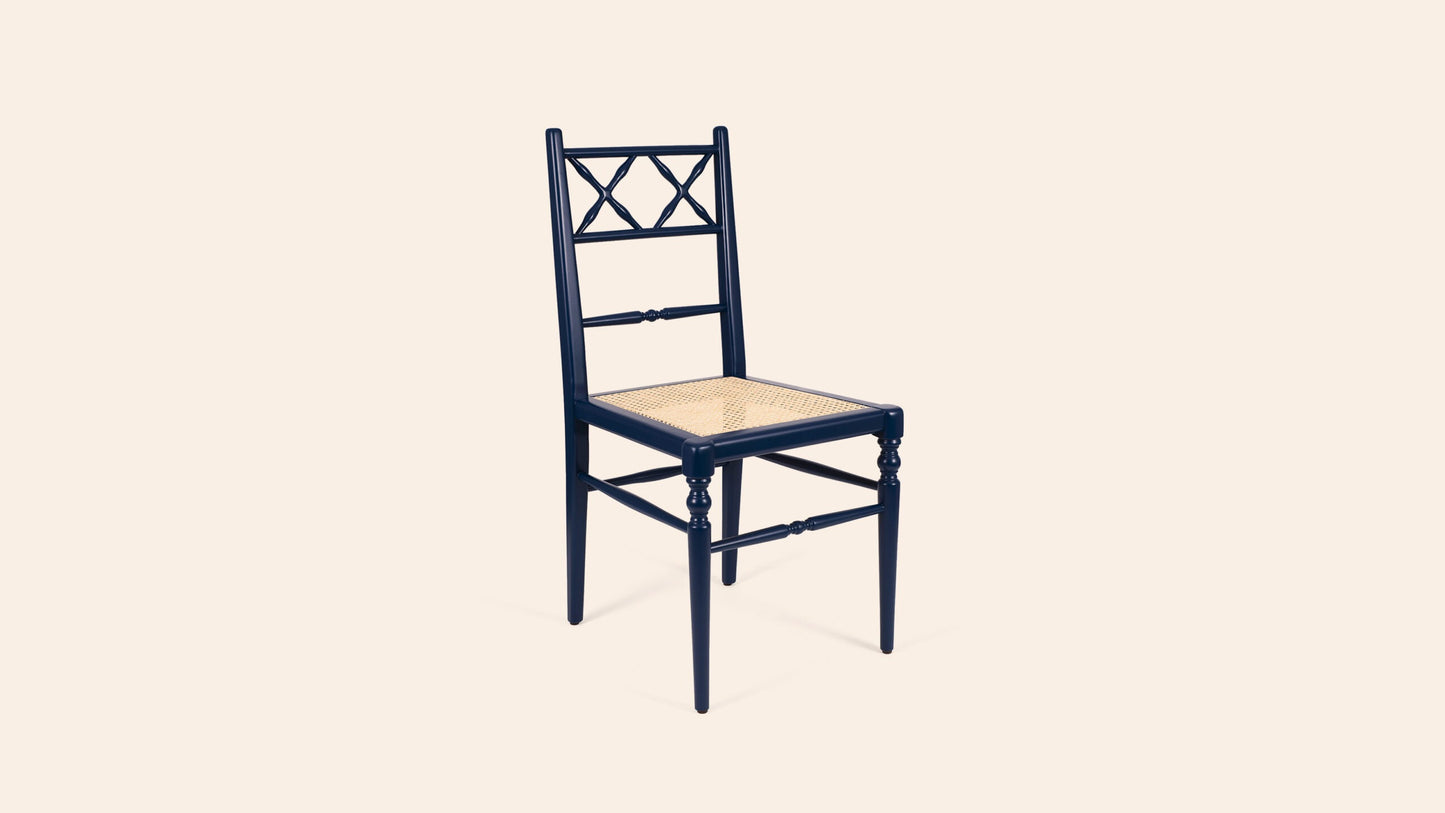 Pair of Chiara Dining Chairs, Ocean