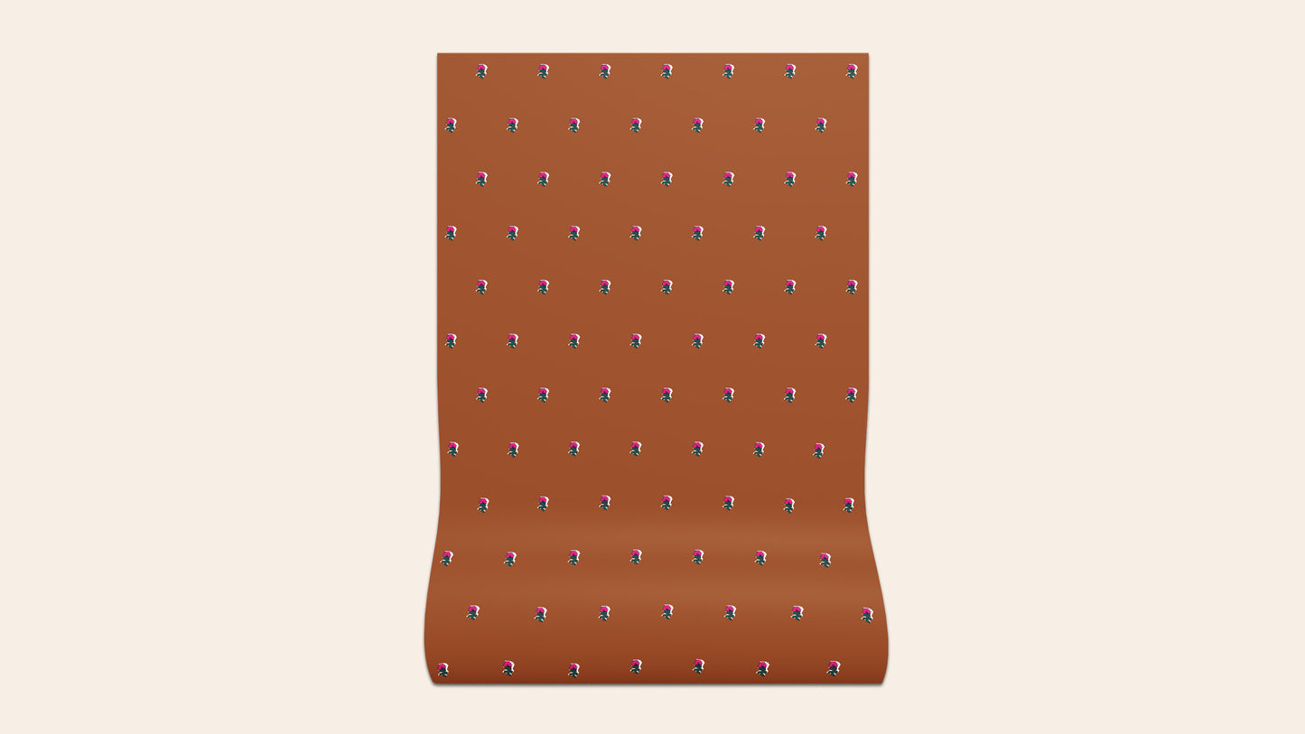 Pixel Posey Wallpaper, Camellia, Roll