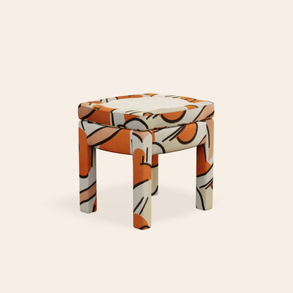 Piero Footstool, Tangerine