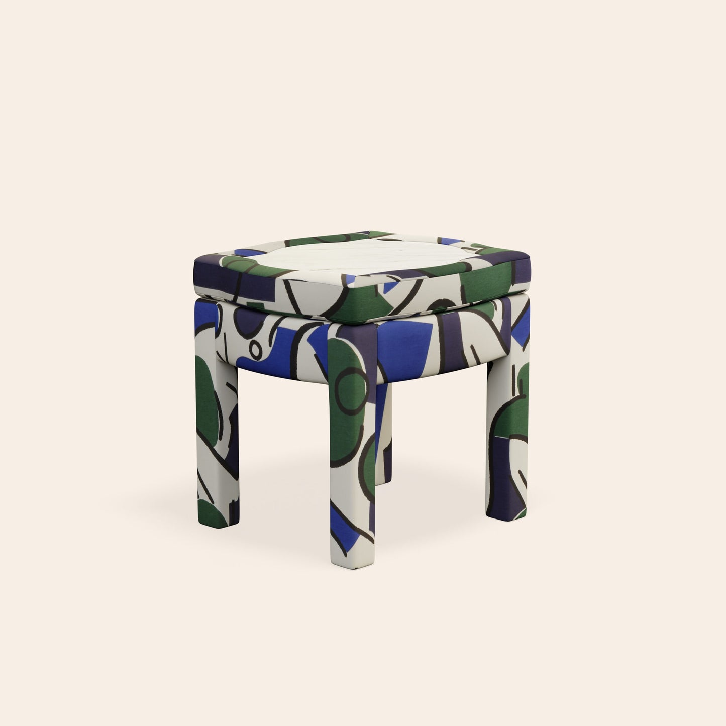 Piero Footstool, Seaweed