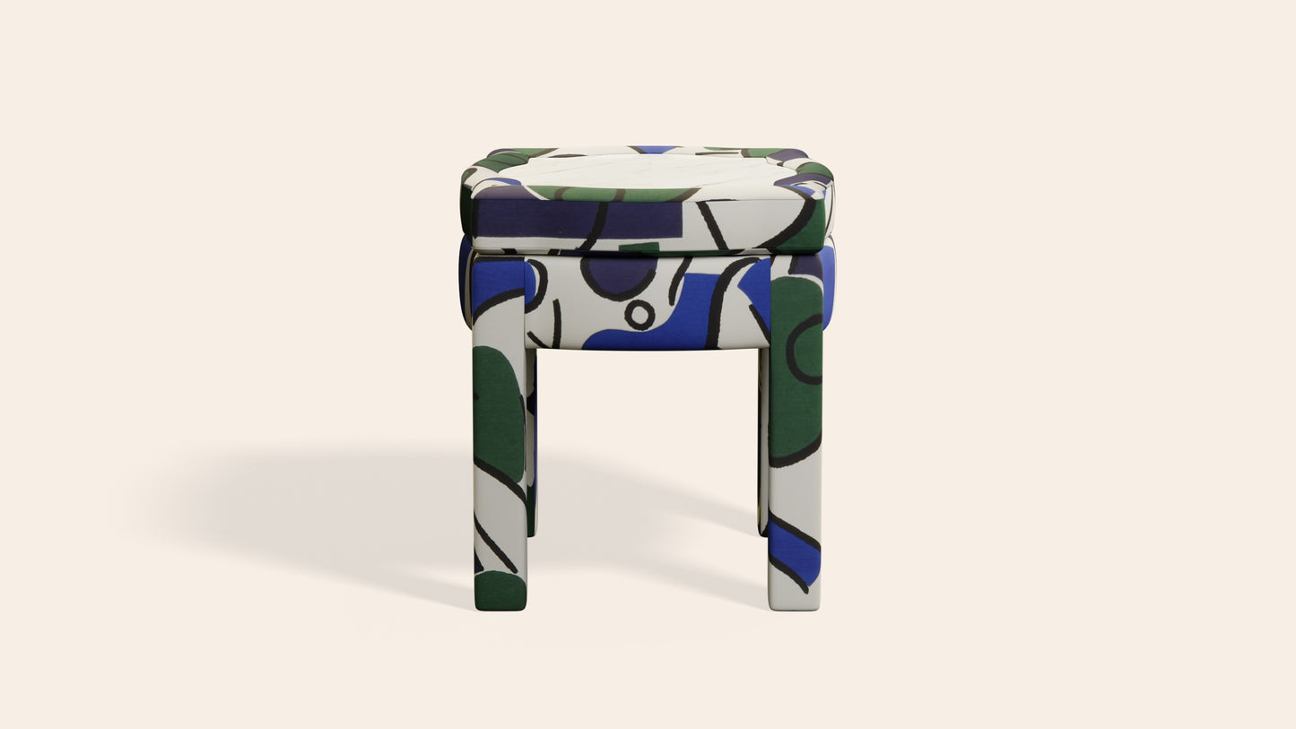 Piero Footstool, Seaweed