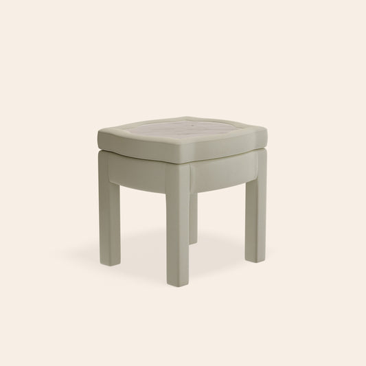 Piero Footstool, Nougat Boucle
