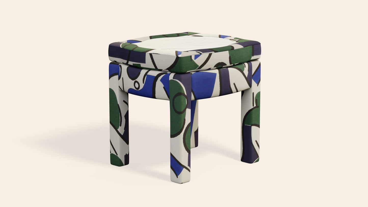 Piero Footstool, Seaweed