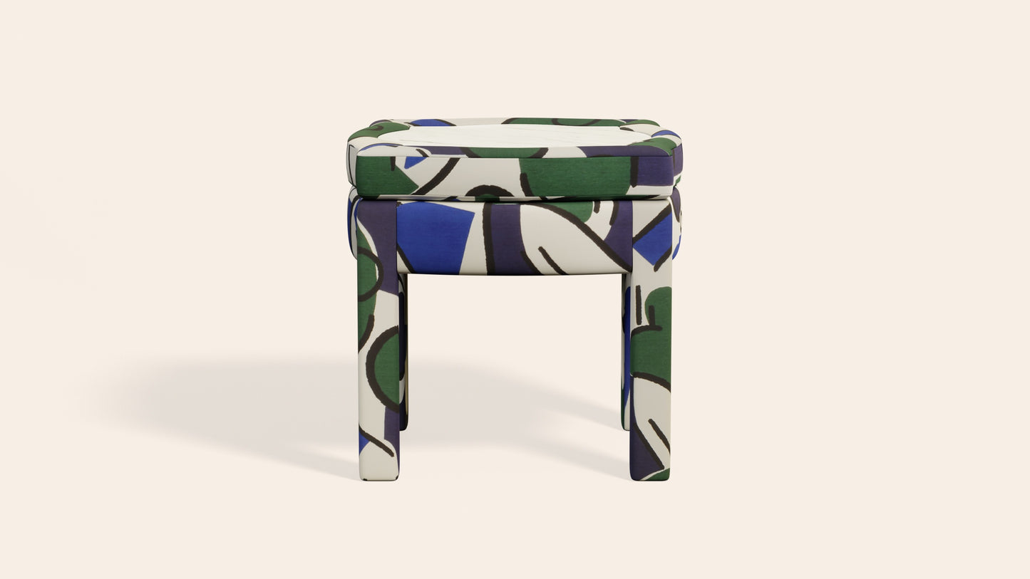 Piero Footstool, Seaweed