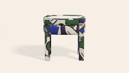 Piero Footstool, Seaweed