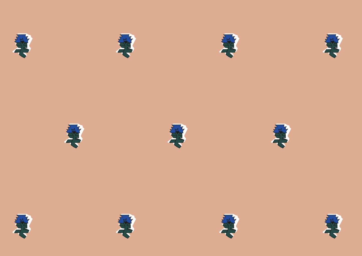 Pixel Posey Wallpaper, Sweetpea, Sample