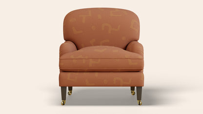 Sofia Armchair, Raphia, Tobacco