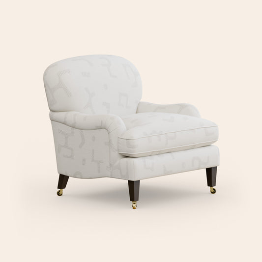 Sofia Armchair, Raphia, Powder