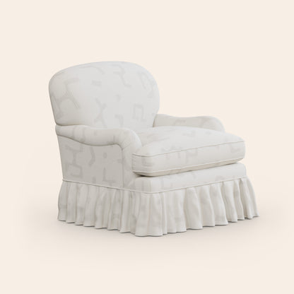 Sofia Armchair, Raphia, Powder