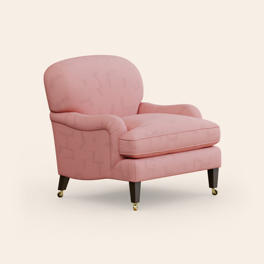 Sofia Armchair, Raphia, Clay