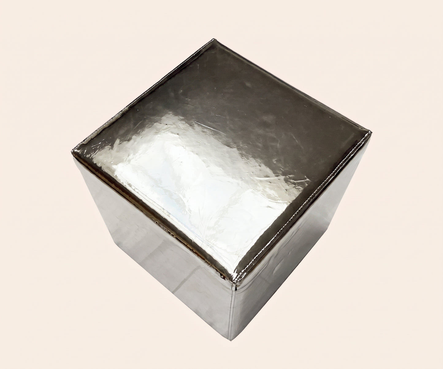 DISCO Footstool, Chrome