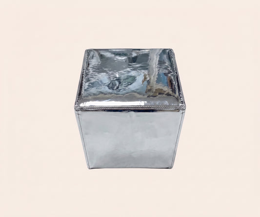 DISCO Footstool, Chrome