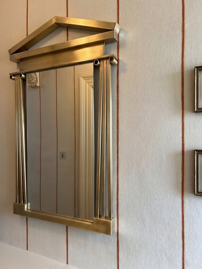 Specchio Mirror, Brushed Gold