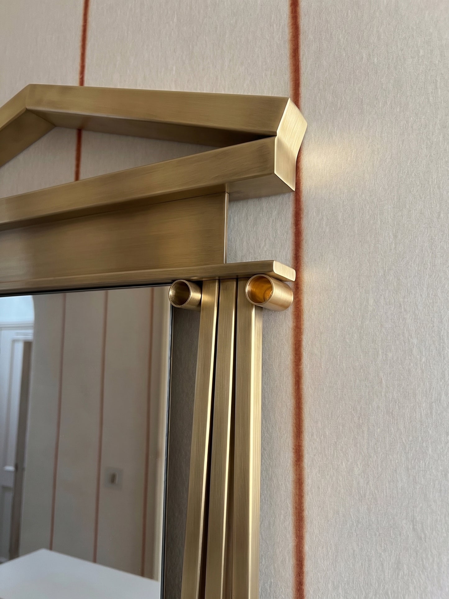 Specchio Mirror, Brushed Gold