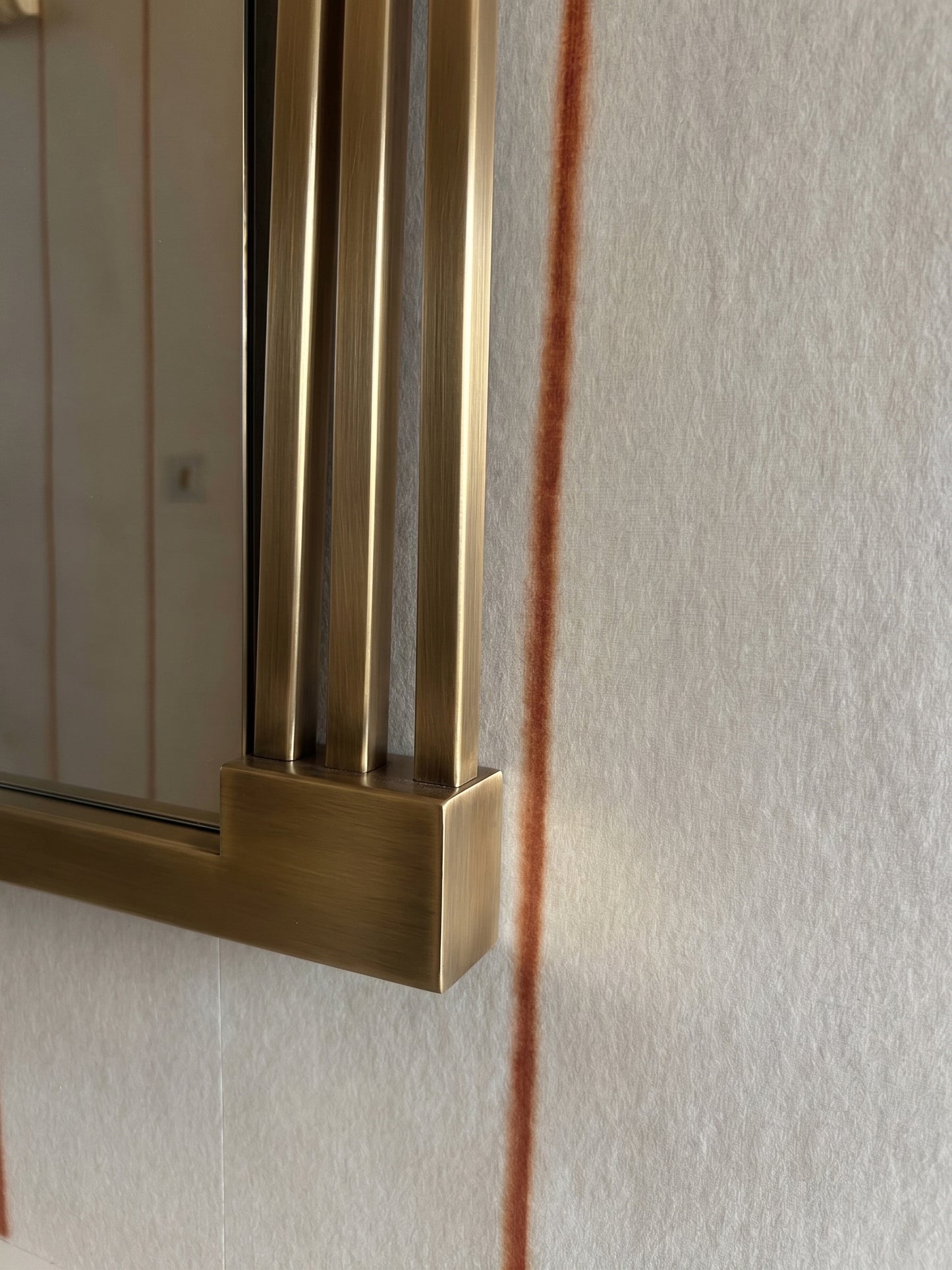Specchio Mirror, Brushed Gold
