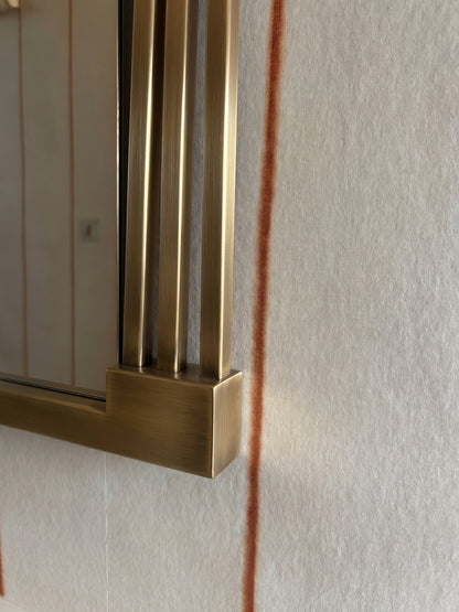 Specchio Mirror, Brushed Gold