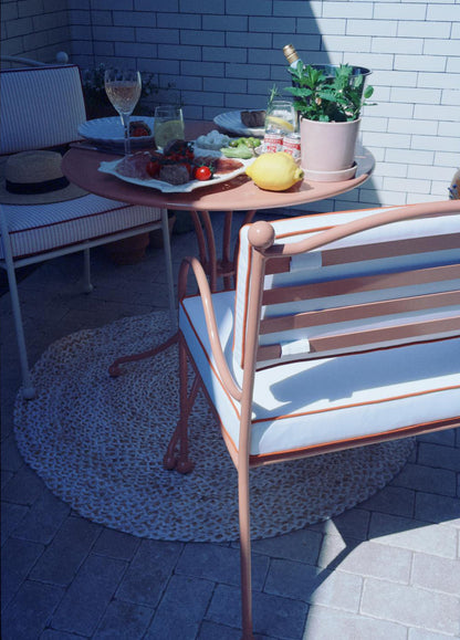 Panarea Armchair in Gelato, Blue & Cream Upholstery