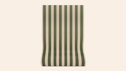 Sonia Stripe Wallpaper, Artichoke, Roll