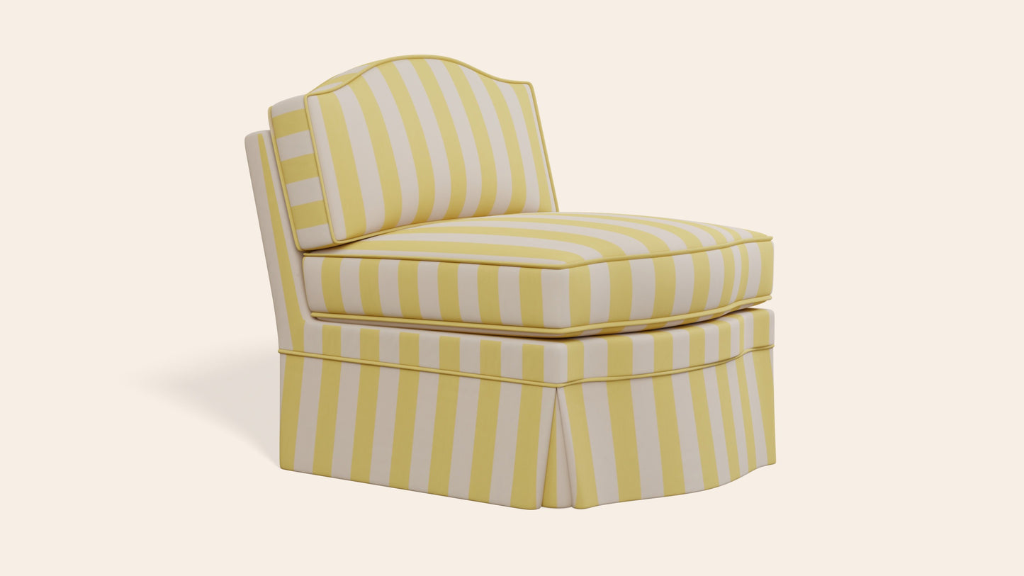 Felix Slipper Chair, Citron