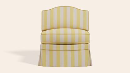 Felix Slipper Chair, Citron