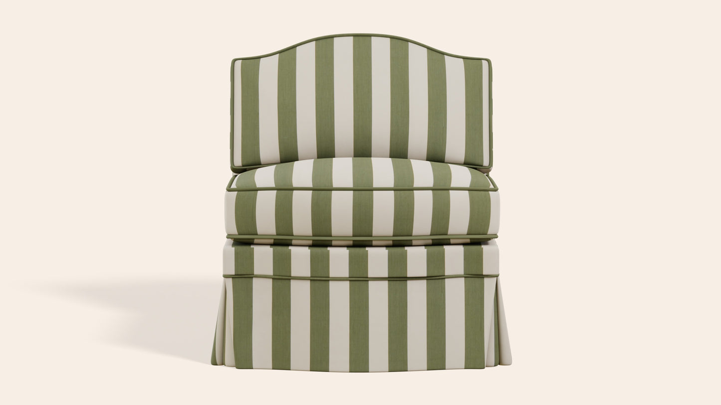 Felix Slipper Chair, Artichoke