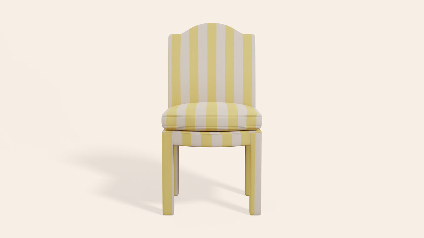 Pair of Leo Dining Chairs, Citron