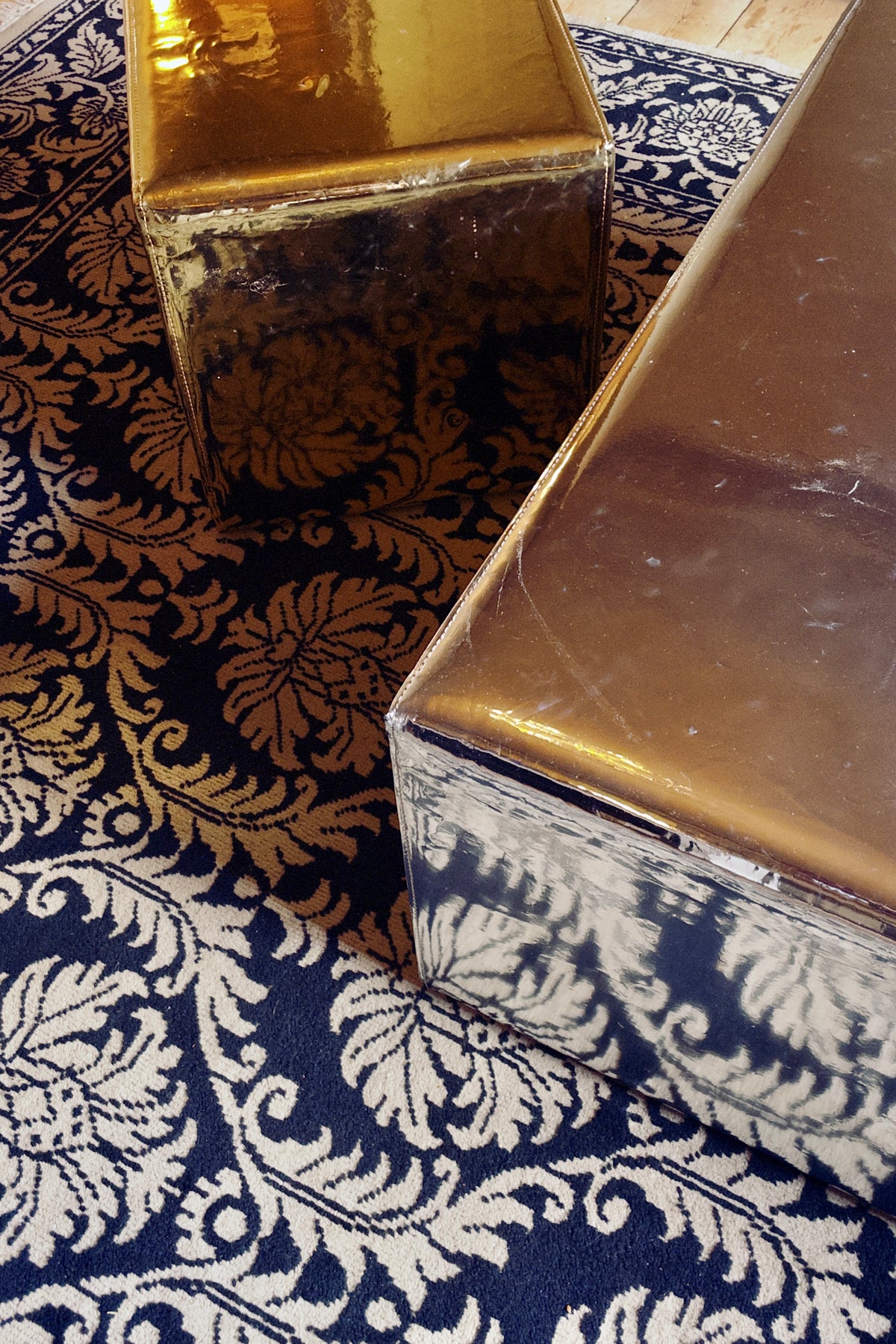 DISCO Ottoman, Chrome