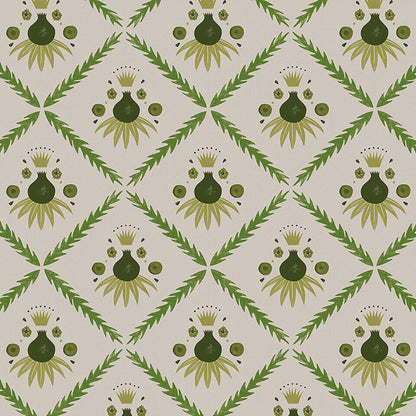 Pome Wallpaper, Moss, Roll