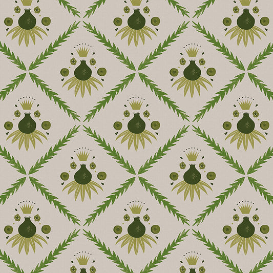 Pome Wallpaper, Moss, Roll