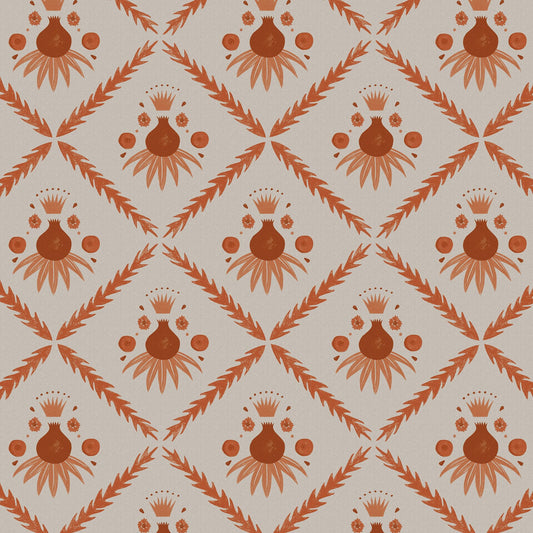 Pome Wallpaper, Dusky Pink, Roll