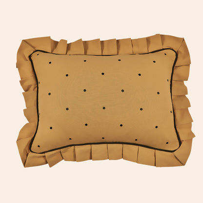 Dolce Dots Cushion, Panna Cotta