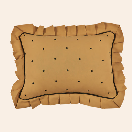 Dolce Dots Cushion, Panna Cotta