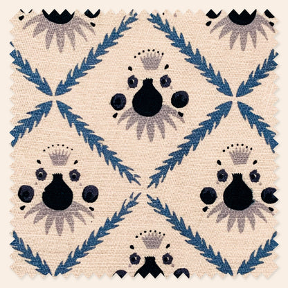 Pome Linen, Oxford Blue, Metre